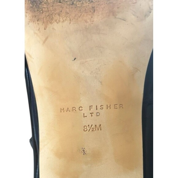 Marc Fisher Black Patent Leather Heels - Picture 13 of 14